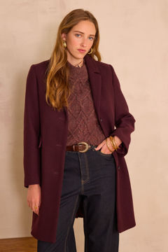 Picture of ANABELLE MID-LENGTH COAT IN WOOL